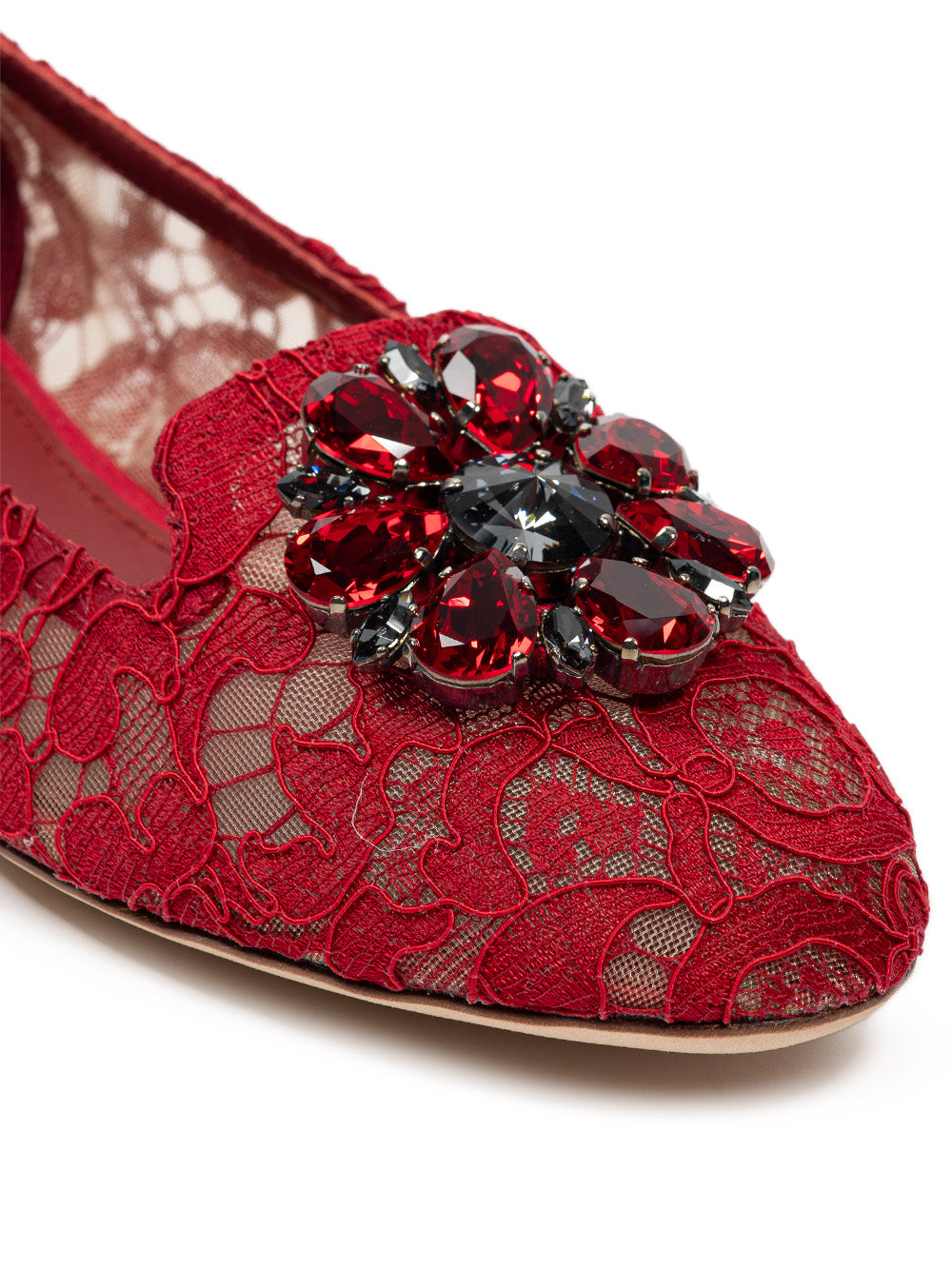 Dolce & Gabbana 'Vally' Lace Ballet Flats