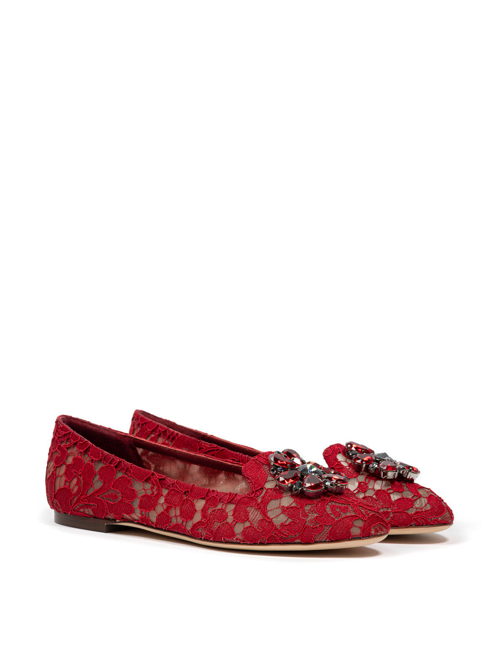 Dolce & Gabbana 'Vally' Lace Ballet Flats