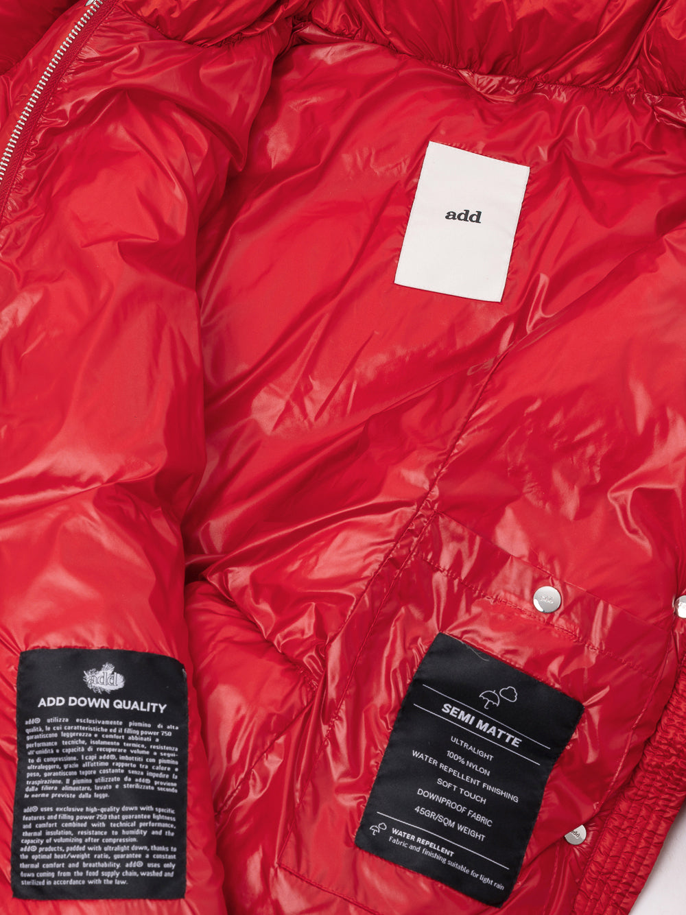ADD Down Jacket with Removable Hood