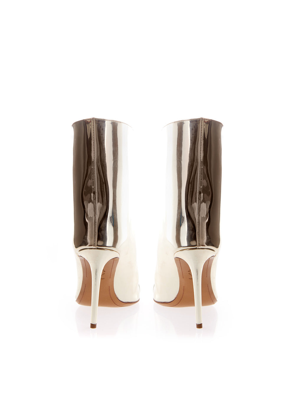 Alexandre Vauthier Alextoelow Platinum ankle boot