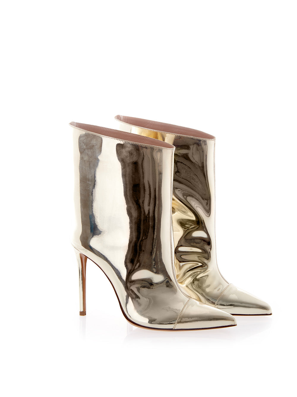 Alexandre Vauthier Alextoelow Platinum ankle boot