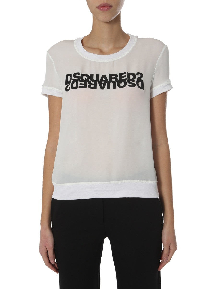 Dsquared Woman White T-shirts