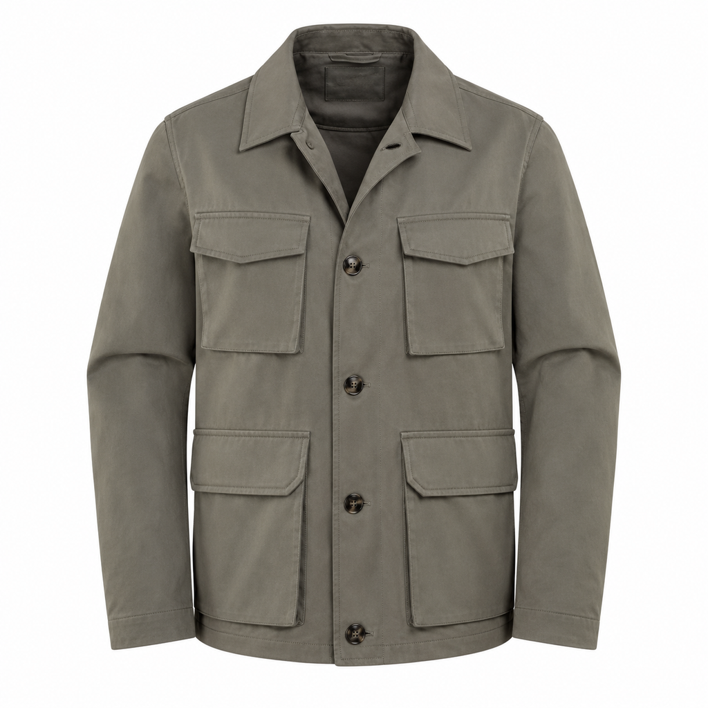 Moorer Men Jacket Mitia Green