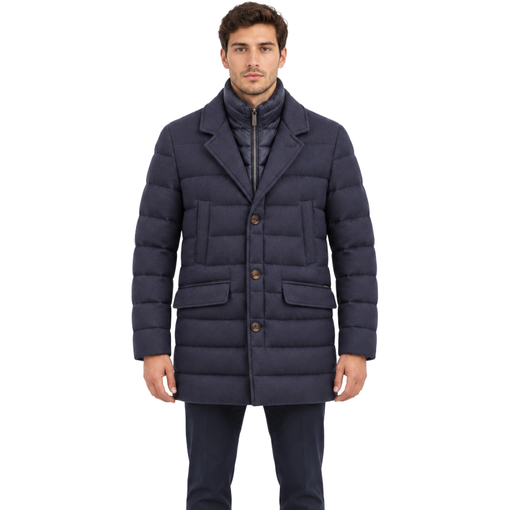 moorer Men Jacket Costanzo Blue
