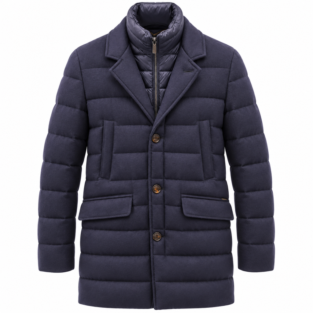 moorer Men Jacket Costanzo Blue