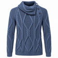 Dolce & Gabbana Men Sweater Cotton Blue