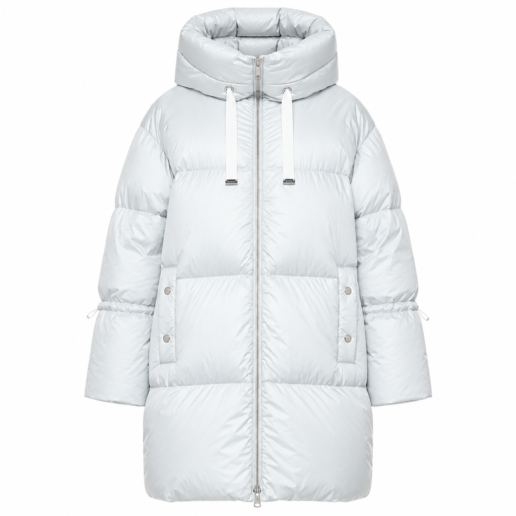 moorer Women Jacket Long Justine White