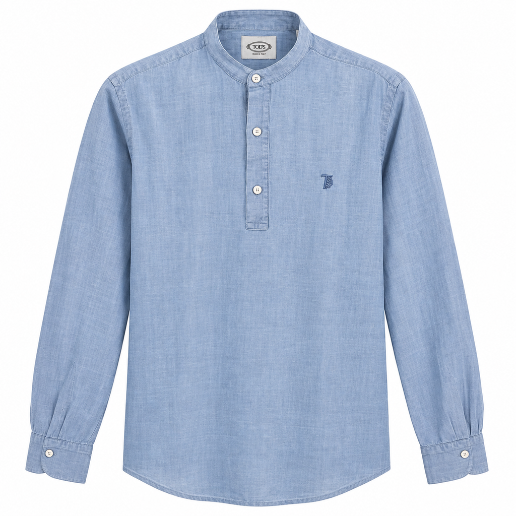 Tod's Men Polo Sleeve Lkunghe Coreana Light Blue