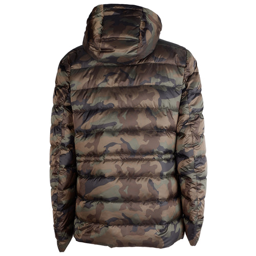 Add Men Down Jacket Short Mimetico Camouflage