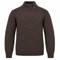 Dolce & Gabbana Men Sweater Rilievo Brown