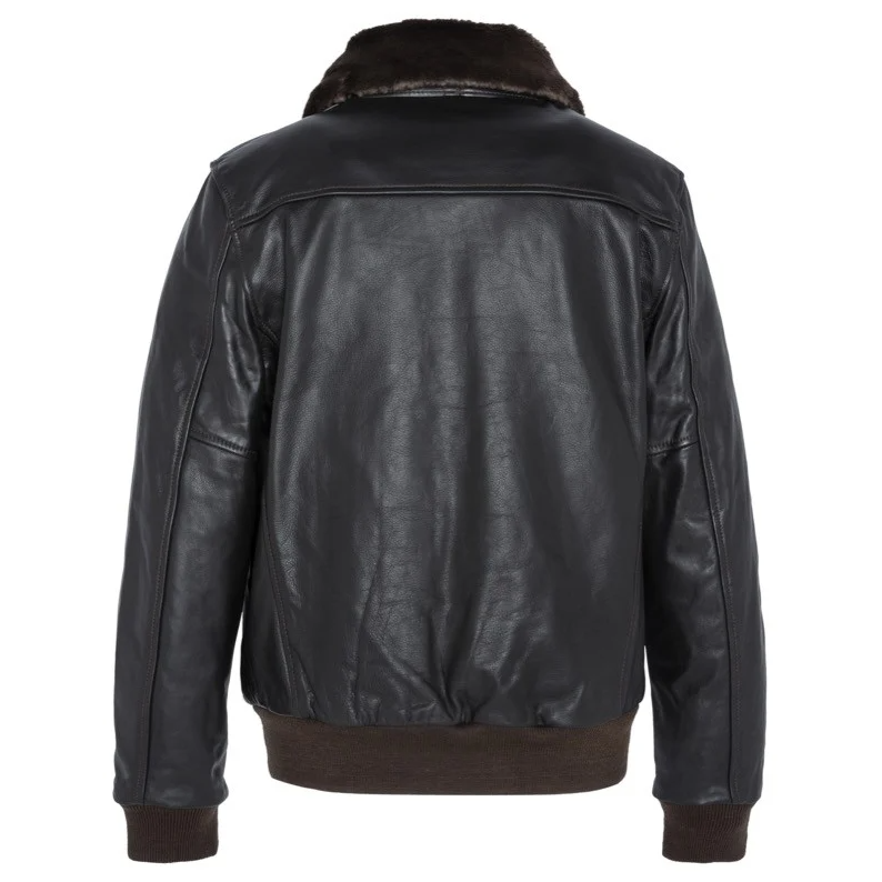 Schott NYC Men VINTAGE FLIGHT Jacket Brown