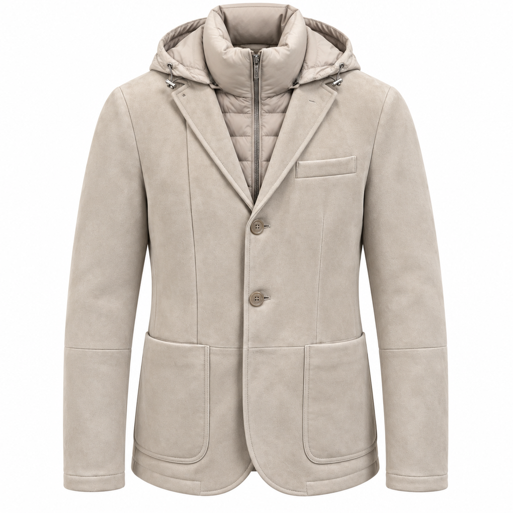 moorer Men Jacket Bellotto Beige