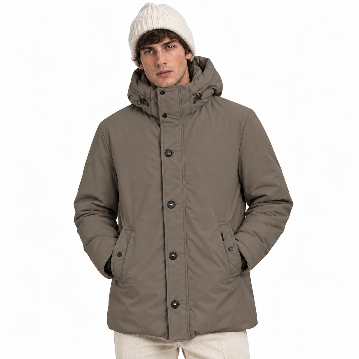 moorer Men Down Jacket Iury Visone Grey