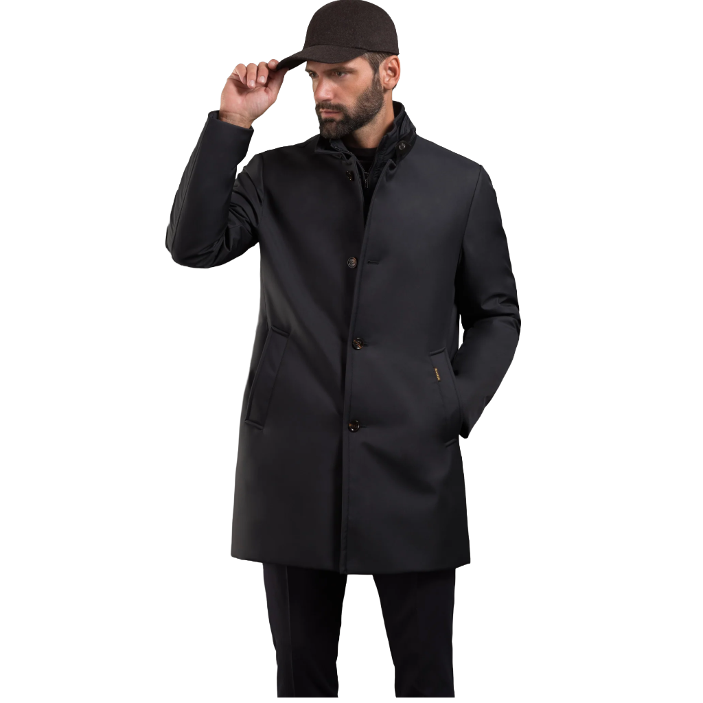 Moorer Men Jacket Bond Black