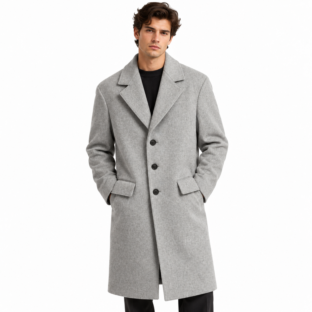 hogan Men Coat Labna Grey
