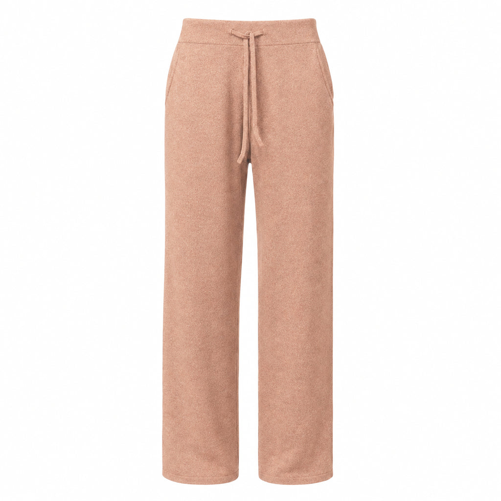 Alpha Studio Women Panta Wide Leg Mix Shapes Trousers Camel