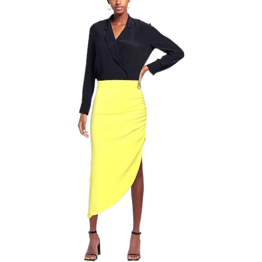 Pinko Women Skirt Staffa Yellow