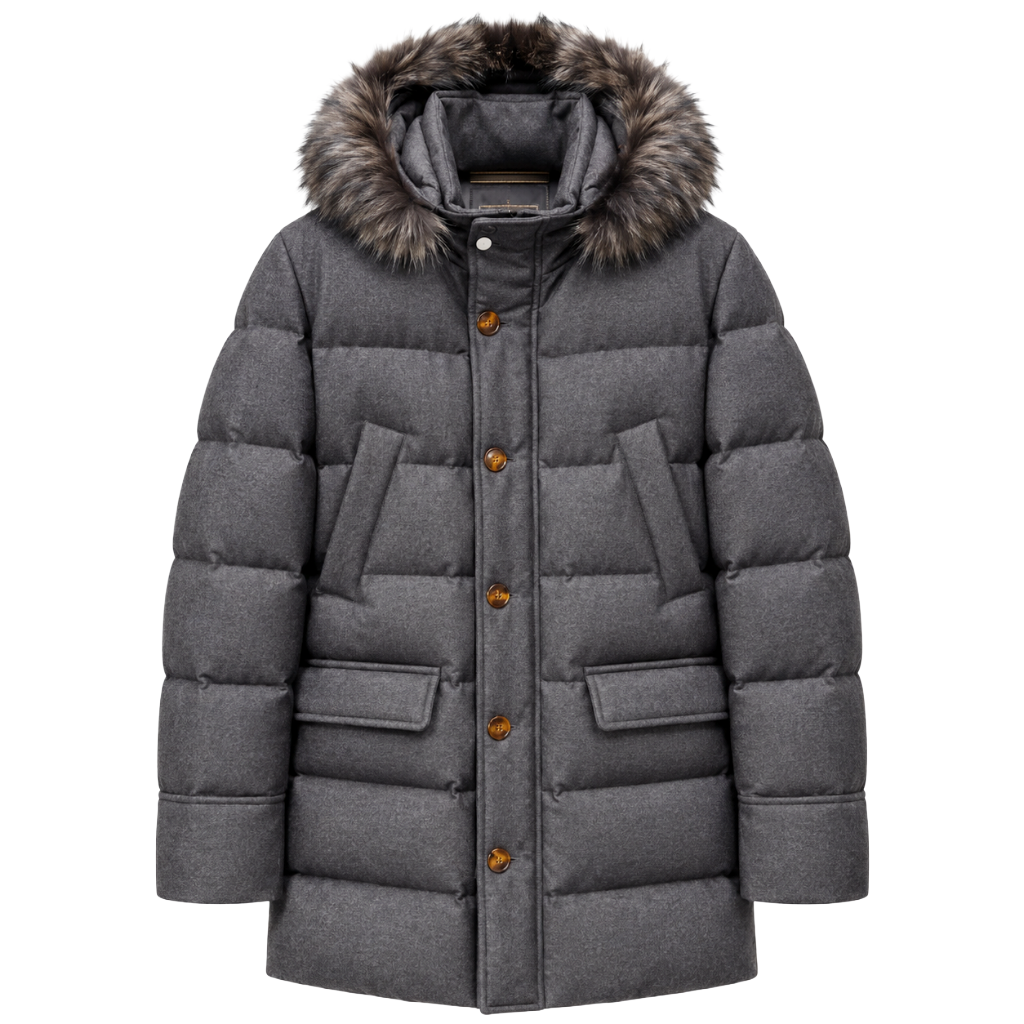 moorer Men Parka Barbieri Grey