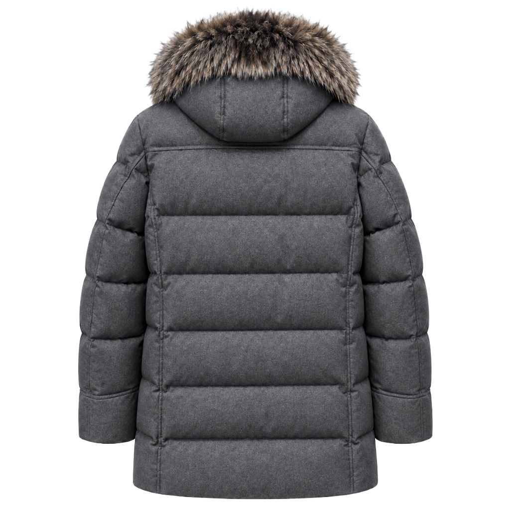 moorer Men Parka Barbieri Grey