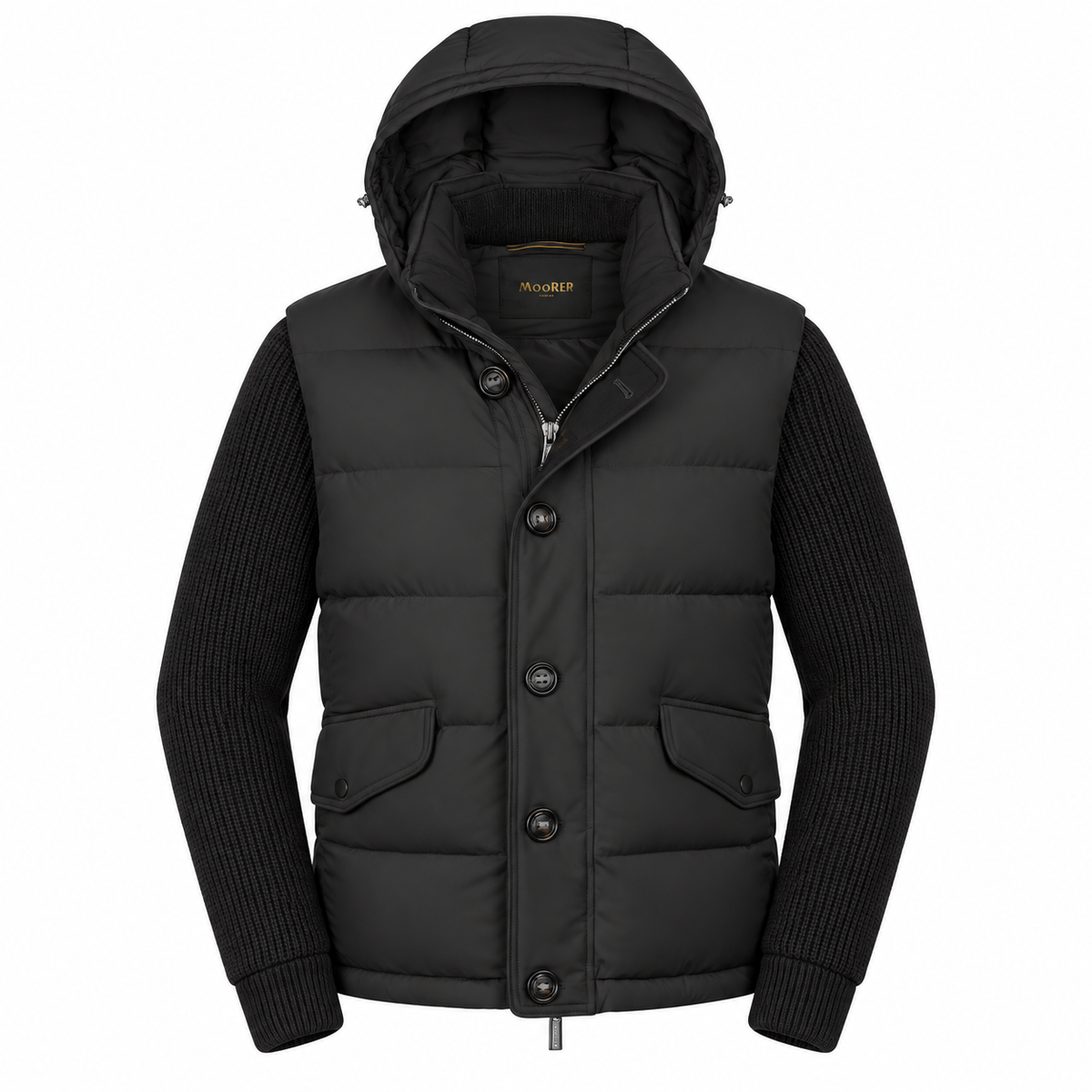 moorer Men Jacket Foscolo Black
