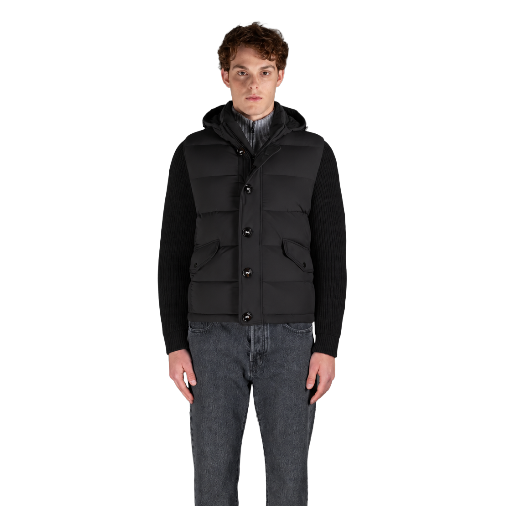 moorer Men Jacket Foscolo Black