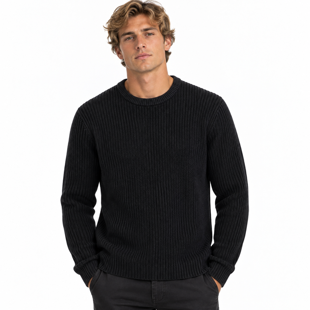 Dolce & Gabbana Men Sweater Coste Blue
