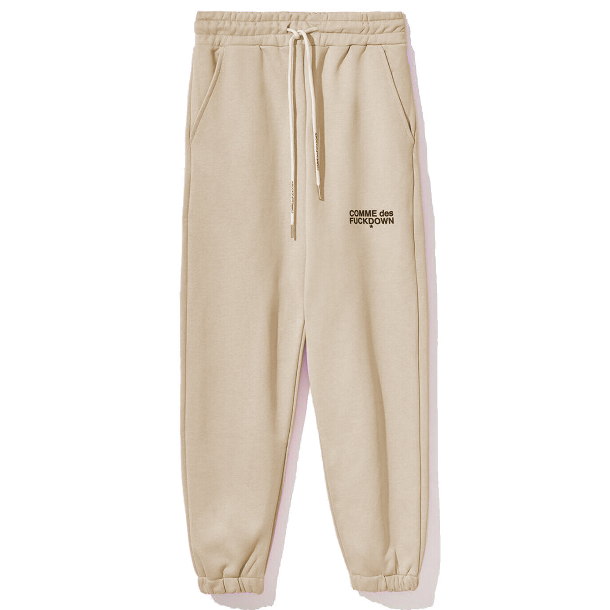 Comme Des Fuckdown Women Trousers Sweatshirt Beige