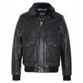 Schott NYC Men VINTAGE FLIGHT Jacket Black