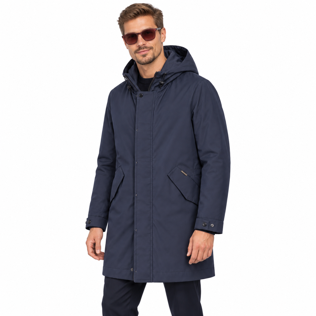 moorer Men Jacket Vento Millenio Blue