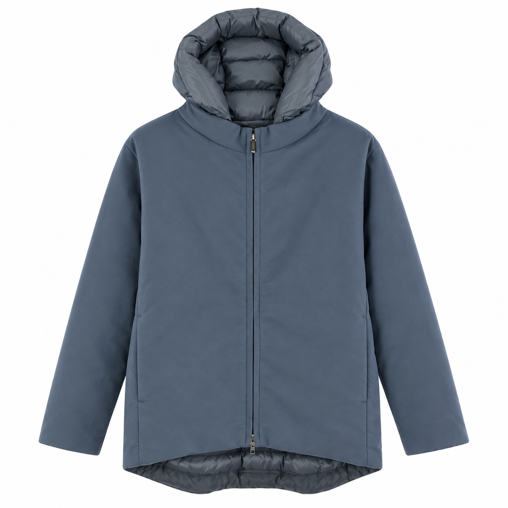 Moorer Women Jacket Delfina Light Blue