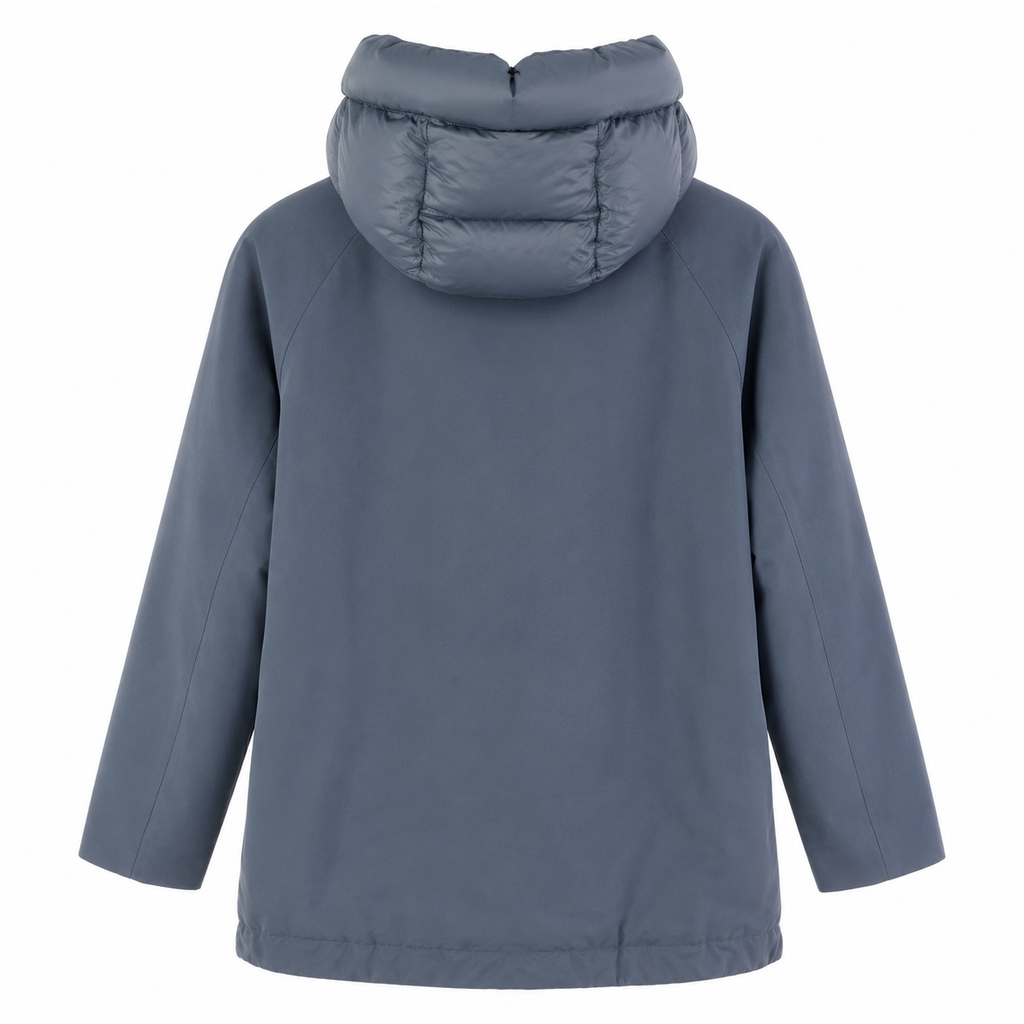 Moorer Women Jacket Delfina Light Blue