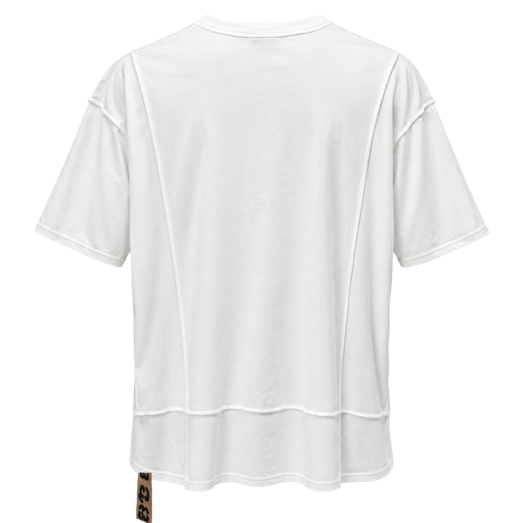 Dolce & Gabbana Men T-Shirt Crew Neck Bande Logate White