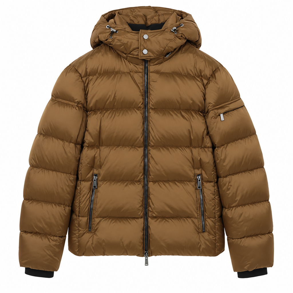 Moorer Men Jacket Brett-sh Brown