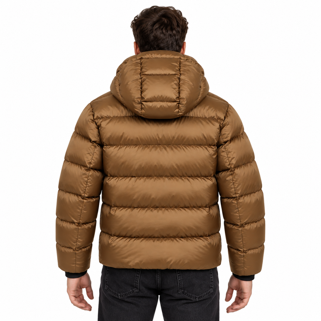 Moorer Men Jacket Brett-sh Brown