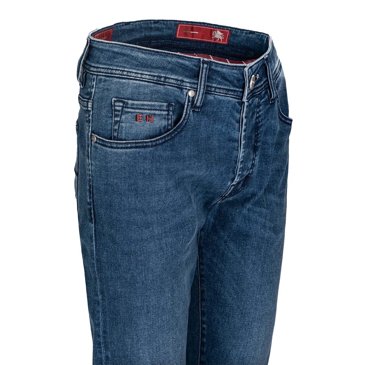 Tramarossa Men Dbcs Indigo Trousers Blue