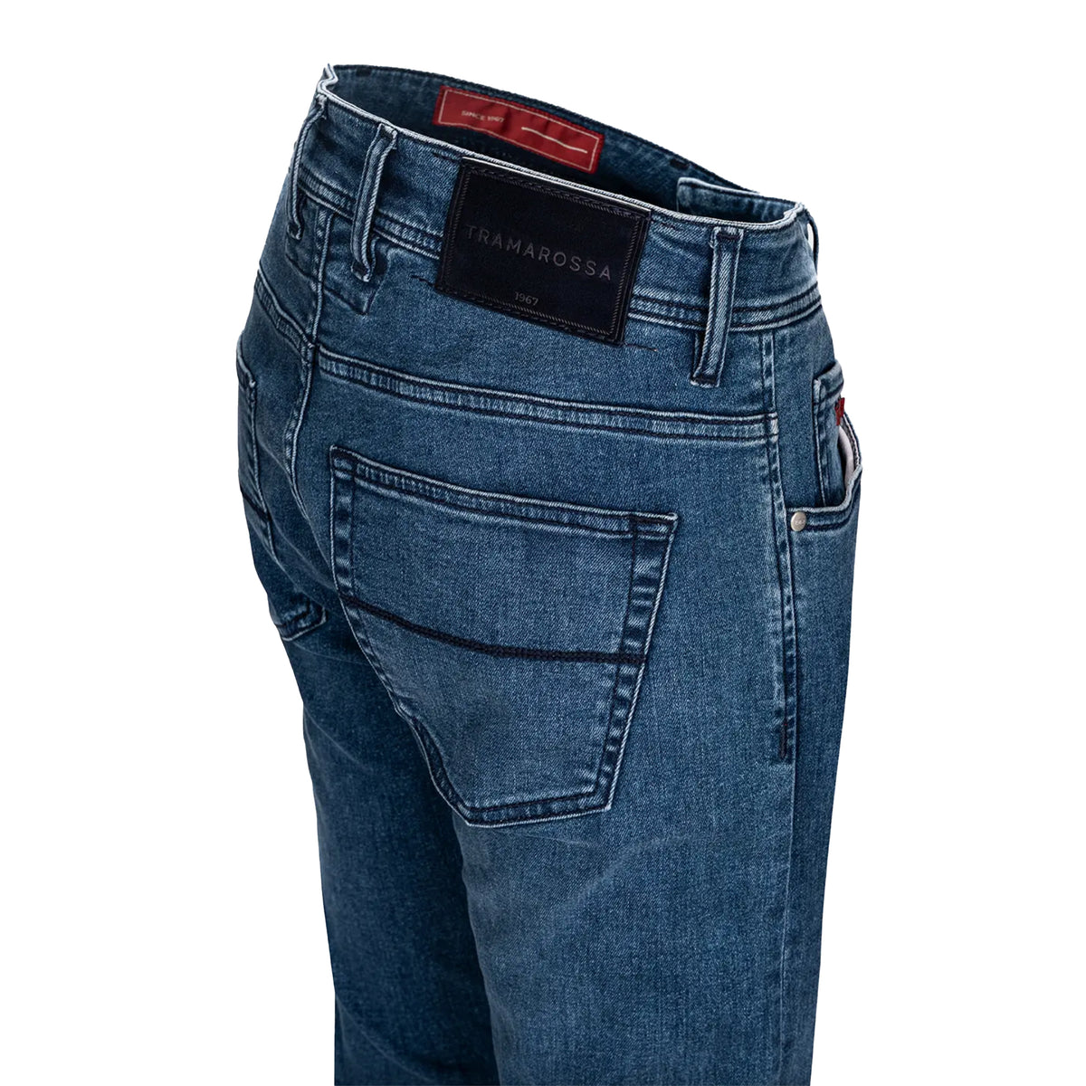 Tramarossa Men Dbcs Indigo Trousers Blue