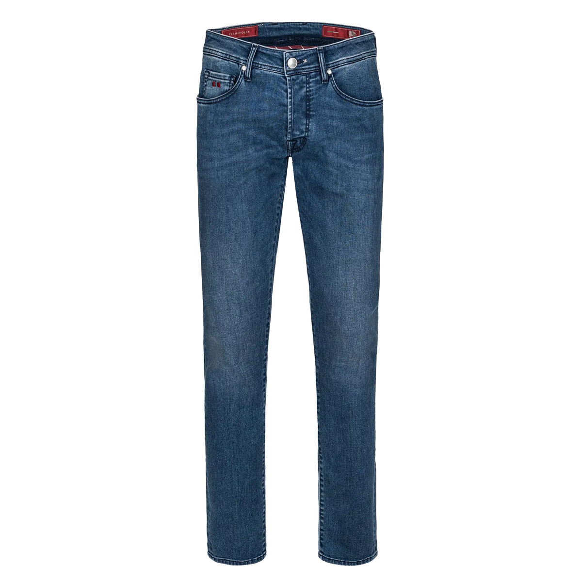 Tramarossa Men Dbcs Indigo Trousers Blue