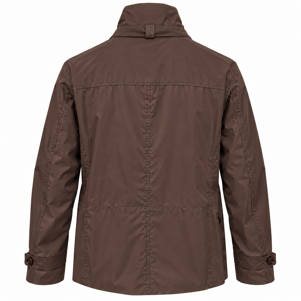 Moorer Men Trench Coat Nabucco Brown