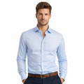 Bagutta Men Shirt Walter Neck Francese Light Blue