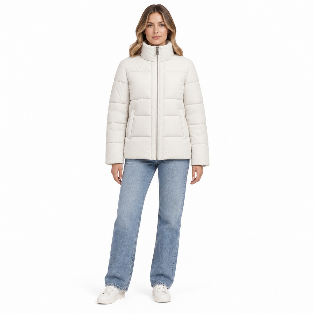 Moorer Women Jacket Kilie White