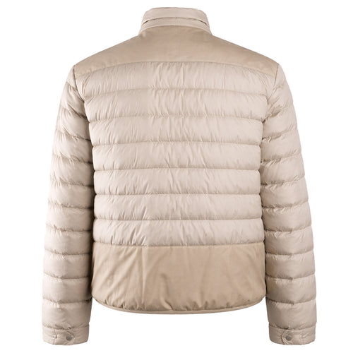 Add Men Down Jacket Quilted White