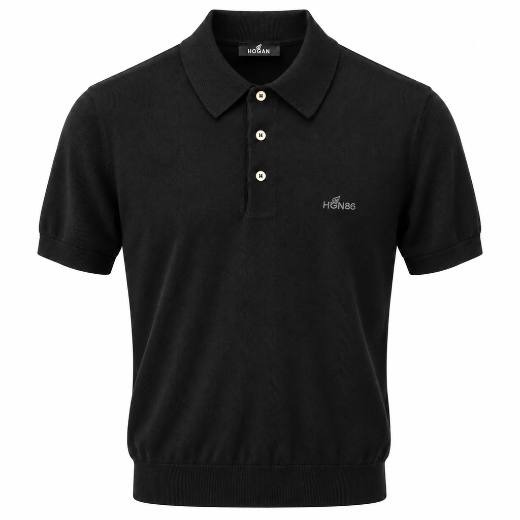 hogan Men Polo Black