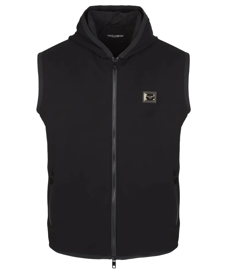 Dolce & Gabbana Men Vest Targhetta Black