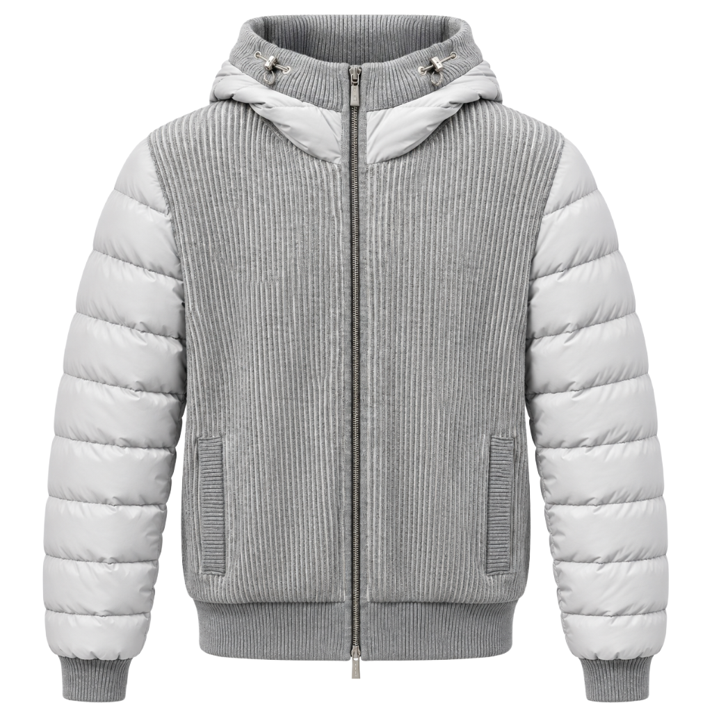 moorer Men Jacket Valdes Grey