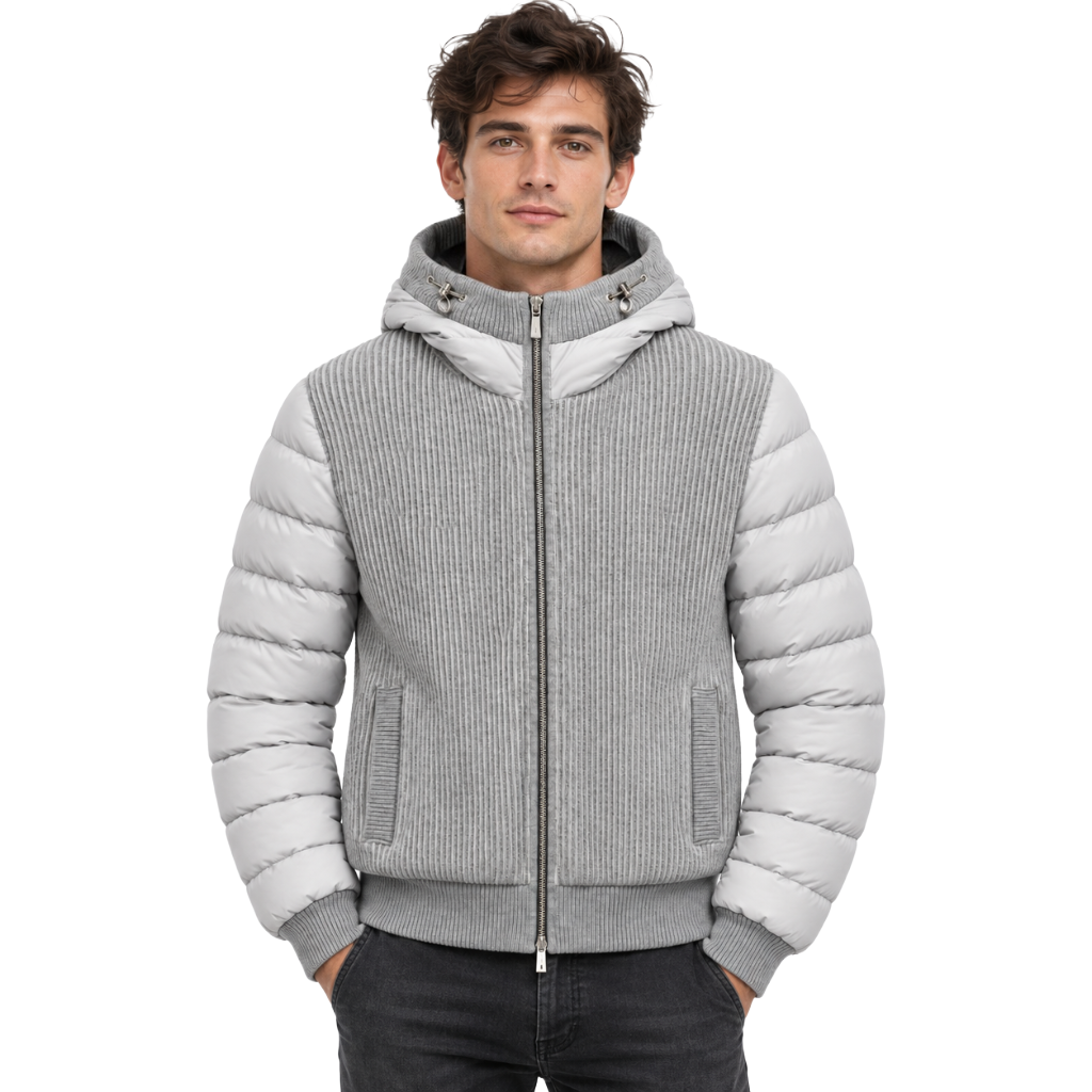 moorer Men Jacket Valdes Grey