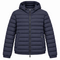 moorer Men Down Jacket Short Savin Blue