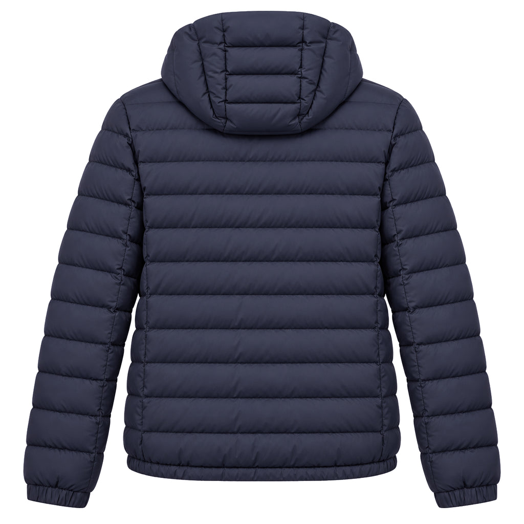 moorer Men Down Jacket Short Savin Blue