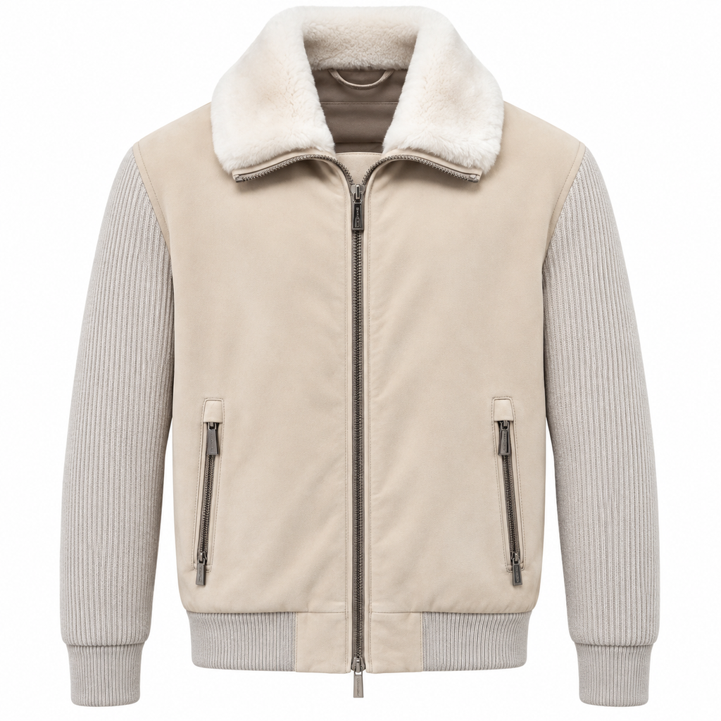 moorer Men Jacket Campiglio Beige