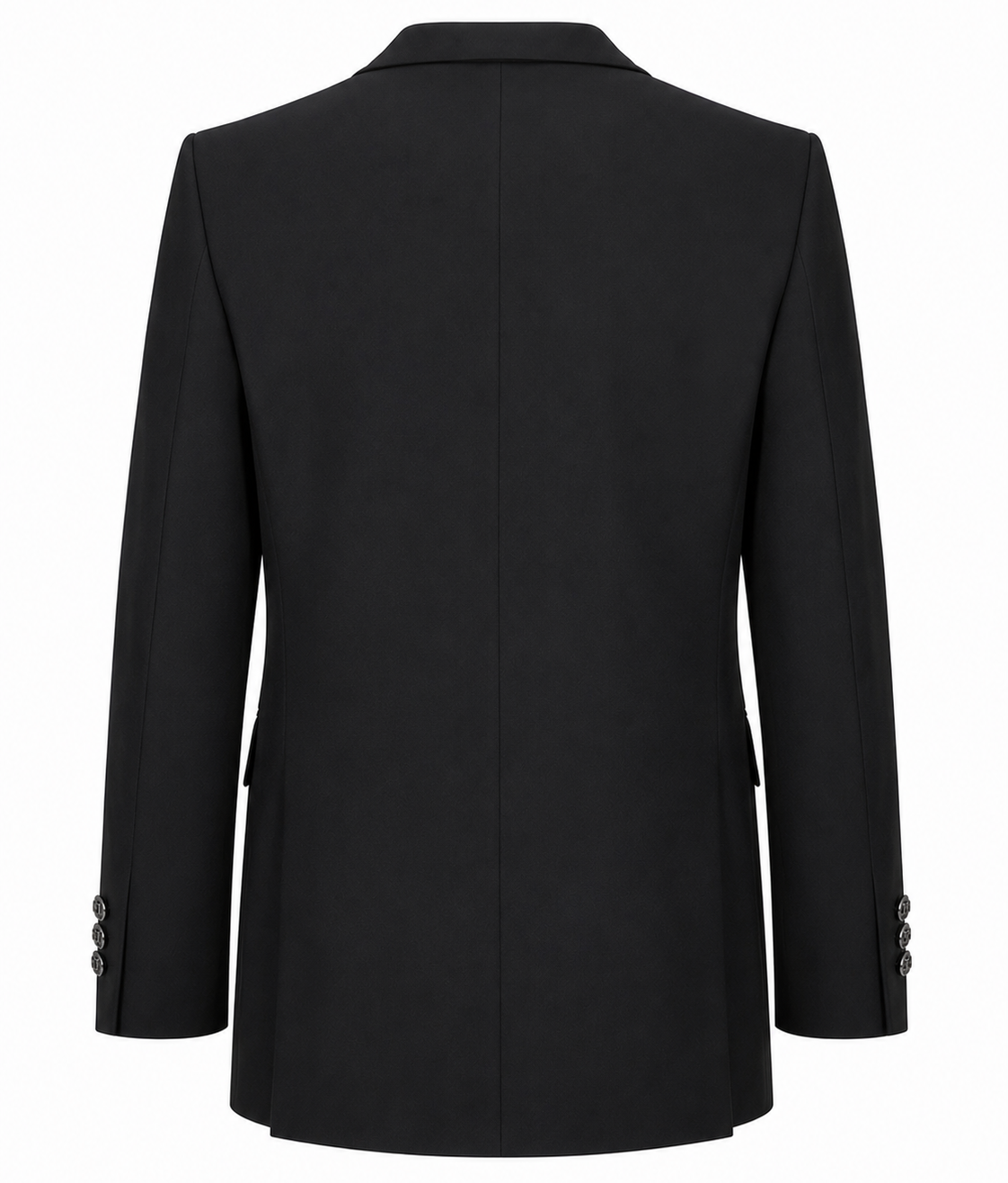 Balmain Men Jacket Double-Breasted Print Pattern Black