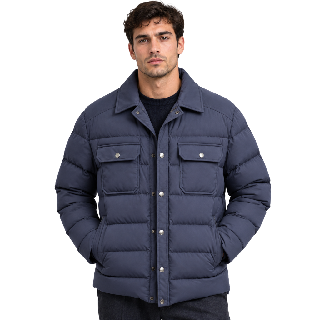 Moorer Men Down Jacket Veton Blue
